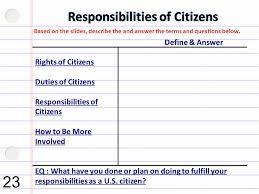 The judicial branch of the federal government is headed by the u.s. Define The Following Vocabulary Terms In The Back Of Your Notebook Responsibility Duty Tolerance Welfare Volunteerism End Ppt Download