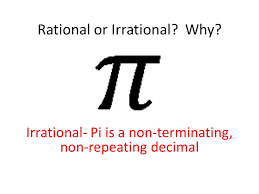 This learning exercise allows them to practice with multiple types of rationals and irrationals to become more familiar with this category. Rational Or Irrational Why Ppt Video Online Download