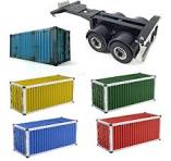 20ft 2Axle Metal Unassembled Container Box Semi Trailer for DIY TAMIlY