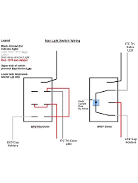 Wiring a basic light switch, with power coming into the switch and then out to the light is illustrated in this diagram. Dpdt Switch For Led Lighting Rinker Boat Company