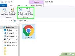Select open from the context menu. 7 Ways To Recover Deleted Files From Your Computer Wikihow