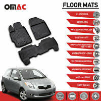 Encuentra toyota yaris usados desde $ 1.500.000. Toyota Yaris 2007 2011 Hatchback Black Carpet Floor Mats Oem New Ebay