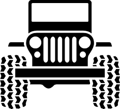 Download Silhouette Jeep Clipart Black And White 2120177 Png Images Pngio