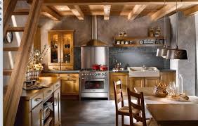 Country Kitchen Traditional Scandinavian Kitchen With Unique Lamps Ikea Ornament Cabin French Kitchen Design Country Kitchen Designs Traditional Kitchen Design