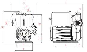 مضخة مياة ربع حصان Pw250z 220v 1phase 60hz