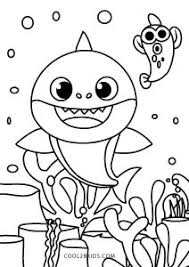 They typically arrive in a form of a coloring book that may be printed. Free Printable Baby Shark Coloring Pages For Kids
