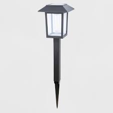 6pk Outdoor Led Pathway Lights Square Hood With Filament Bulb Black Threshold Target