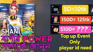 Garena free fire characters aren't just cosmetic in nature, as each of them features a specific special survival ability that can completely change your approach in battle. Free Fire Shani Top Up Event New Character Shani Ability Full Details Bangla By Jtff