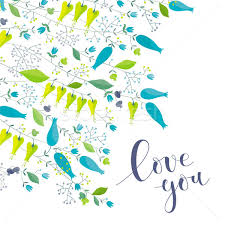 Herbs and flowers for love. Flowers And Herbs Vector Greeting Card Love You Vector Illustration C Lisashu 8493414 Stockfresh