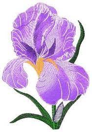 Iris Small Free Embroidery Flowers Free Machine Embroidery Designs Machine Embroidery Flowers Pattern Sewing Embroidery Designs Machine Embroidery Designs