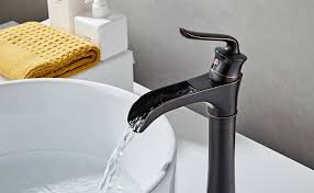 farmhouse waterfall bathroom faucet for