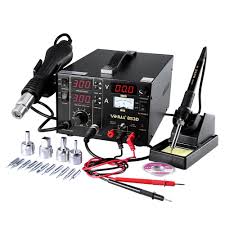 A few tips for working with such soldering stations. Yihua Soldering Iron Station Hot Air Gun 3in1 Smd Rework Solder Desoldering Station 853d Buy Online In United Arab Emirates At Desertcart Ae Productid 48144046