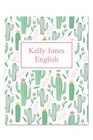 Here are some fantastic ideas for a cactus themed room including wallpaper and cactus cushions which are super cute. Cactus Printable Binder Cover Custom Binder Covers Binder Covers Printable Binder Cover Templates