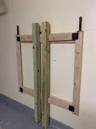 Diy Folding Squat Rack Imgur Diy Home Gym Squat Rack Diy Home Made Gym