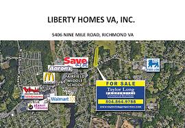 Liberty Homes Va Inc Purchases 5406 Nine Mile Road Richmond Va 23223 Taylor Long Properties