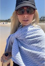 My mom said it looks like I’m undercover #beach #pale #beachlife  #beachvibes #daytona