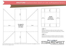 Anleitung Explosionsbox 10x10 Vier Aufklappbare Seiten 10x10 Anleitungexplosionsb Explosionsbox Geburtstagskarte Fur Lehrer Geschenkbox Basteln Anleitung