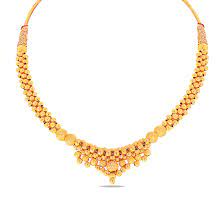 Gold picture short necklace may be plain chains, chokers, beaded, or made of pearls. Priyak Tushi Kyra Gold Necklace Online Jewellery Shopping India Yellow Gold 22k Candere By Kalyan Jewellers