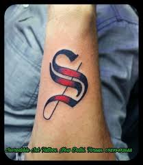 Fancy tattoo lettering alphabet, borders, images, fonts, & fabric. S Letter Tattoo S Letter Tattoos Call 09899473688 Tattoos Heart Tattoo Designs Couples Tattoo Designs