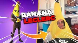 Sounds like a delicious dessert, possibly flambéd. Charles Leclerc Wearing A Banana Fortnite Costume Youtube