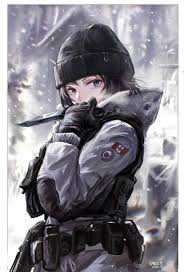 Only a couple of shots to go from, but we're reasonably confident that it's her. Frost Rainbow Six Siege Image 3252387 Zerochan Anime Image Board
