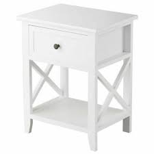 1 drawer bedside table compact cupboard cabinet storage side organiser bedroom. Costway 1 Drawer White End Bedside Table Nightstand Drawer Storage Room Decor With Bottom Shelf 16 In X 12 In X21 In Hw56019wh The Home Depot Bedside Tables Nightstands White Bedside Table