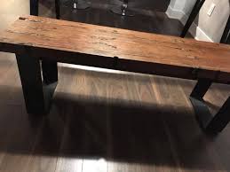 Le banc en jonc de mer luce est un joli meuble de style bohème qui promet une touche cosy là où il est. Table Et Banc En Bois Teck Artemano Dining Tables Eastman Quebec Facebook Marketplace Facebook