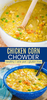 Chicken Corn Chowder Healthy Soup Recipe Cupcakes Kale Chips Recipe Chicken Corn Chowder Corn Chowder Healthy Corn Soup Recipes Easy
