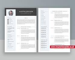 Feel like your cover letter could do with some work? Fully Editable Resume Cv Template For Word Professional Cv Design Modern Resume Cover Letter And References For Instant Download Austin Resume Resumetemplate Co Uk