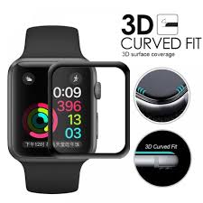 3d Curved Full Cover Tempered Glass For Apple Watch 3 Phone Screen Protector Apple Watch Smart Watch Apple
