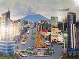 Residents walk near destroyed homes after the eruption of mount nyiragongo near goma on sunday. Goma City Gallery Page 27 City Gallery City Goma