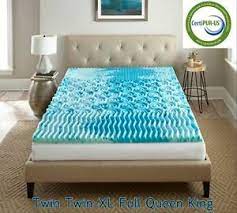 Price excludes bed frame and power base. 2 Inch Cooling Gel Memory Foam Mattress Topper Cool Twin Twin Xl Full Queen King Ebay