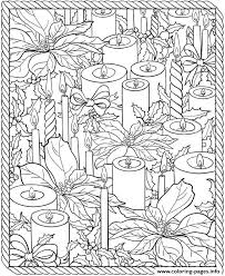Keep your kids busy doing something fun and creative by printing out free coloring pages. Adult Christmas Candles Coloring Pages Printable