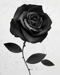 Rose black white red by demiusend on deviantart black and white flower photography. 41 Black And White Roses Ideas Black And White Roses Roses Drawing White Roses