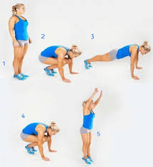 Slow Burpees Half Burpees Burpees Exercise Mommy Tummy Exercise