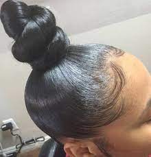 Top Knot Bun Ponytail Styles Hair Styles Natural Hair Styles