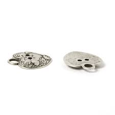 Metal Decorative Trim Costumery Heart Silver Buttonsfavorable Buying At Our Shop