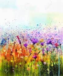 Maybe you would like to learn more about one of these? Abstract Watercolor Painting Purple Cosmos Flower Cornflower Violet Lavender White And Orange Wildflower Wild Flowers Meadow Green Field Paintings Hand Paint Floral In Meadows Spring Background Stock Photo Picture And Royalty Free Image