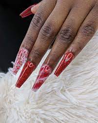 30 Best Red Acrylic Nail Designs Of 2020 Red Acrylic Nails Acrylic Nail Designs Nail Designs