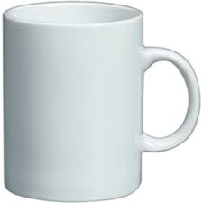 Plain Straight Sided Mug White Vitrified Porcelain Plain Straight Sided Mug 11 Oz 3 3 4 Tall Dishwasher And Microwave Safe Wit Mugs Porcelain Mugs Plain