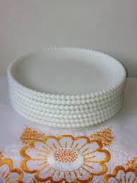 The tumblers have the westmoreland raised glass insignia on the bottom. Westmoreland Beaded Edge Luncheon Plate Milk Glass Set Of Seven Milk Glass Decor Hobnail Milk Glass Milk Glass
