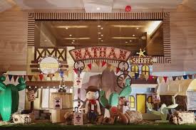 Nathan S Wild West Cowboy Party Stage Cowboy Party Wild West Cowboys 1st Birthday