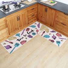 Shop kitchen mats and kitchen rugs at burkes outlet for stylish looks to accent your kitchen at amazing prices. Carvapet 2 Pcs Kitchen Mat No Rubber Backing Doormat Runner Rug Set Floor Pink Ebay Rug Sets Memory Foam Kitchen Rug Kitchen Rugs And Mats