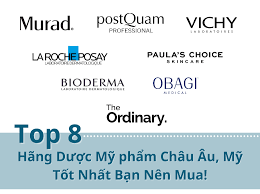 Top 8 Hãng Dược Mỹ phẩm Châu Âu, Mỹ Tốt Nhất Bạn Nên Mua