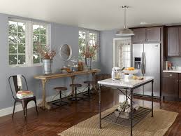 Dark wood lends an air of sophistication to any space. Color Palettes Benjamin Moore Kitchen Wall Colors Dark Wood Kitchens Cherry Wood Kitchen Cabinets