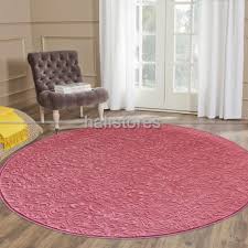 Sarmasik Desenli Pembe Yuvarlak Hali Halistores Com Halilar Pembe Renkler