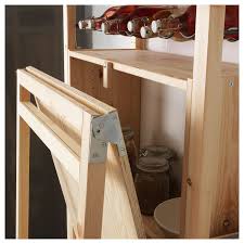 Ivar Storage Unit With Foldable Table Pine Ikea Foldable Table Ikea Ivar Multifunctional Room