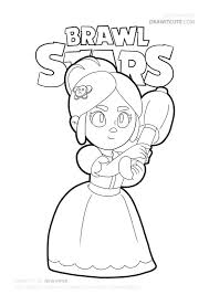 She leaves them a lady's favor though: Piper From Brawl Stars Coloring Page Brawlstarsmemes Brawlstarsfanart Brawlstarsgame Coloringpages Coloringp In 2021 Star Coloring Pages Coloring Pages Blow Stars