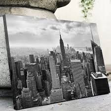 Gallery quality canvas print displays vibrant artwork that is built to last. New York Skyline Canvas Set Legendary Wall Art