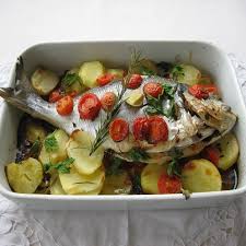 Carciofi al forno (25/30 minuti a 180°c). Orata Al Forno Su Letto Di Patate Fresco Pesce
